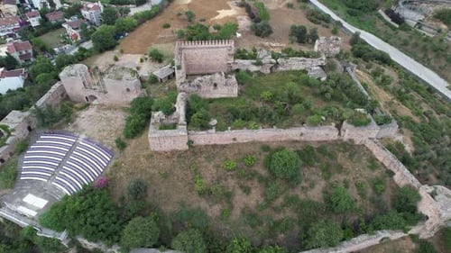 Aerial Historical Castle