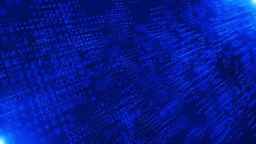 Blue Abstract Technology Backgrounds Loop