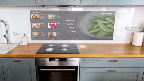 Smart kitchen appliances and modern interface technology