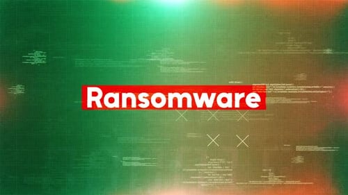 Palavra sobre ransomware em hacking e cibersegurança