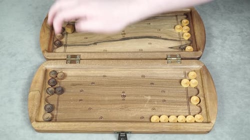 Backgammon Strategy Game For Two Players.
