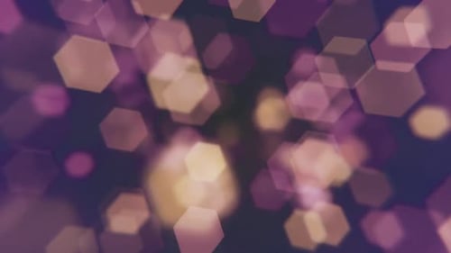 Warm Bokeh Lights Abstract Background