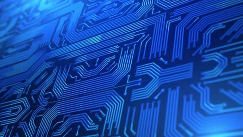 Abstract High Tech Technology Geometric and Connection System