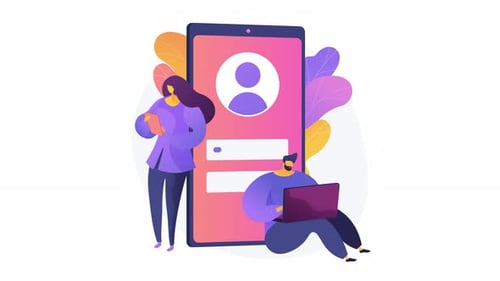 User verification animation for cyber security and unauthorized access prevention