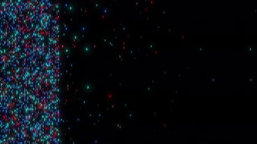 Digital Flowing Arrows Cyber Technology Background