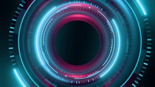 Futuristic digital abstract interface