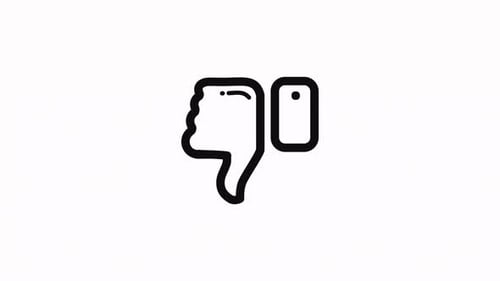 Animated Thumbs Up Thumbs Down Social Media Icon Transformation