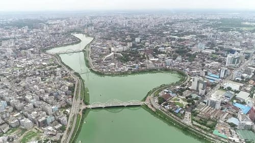 Urban Landscape Of Dhaka Bangladesh