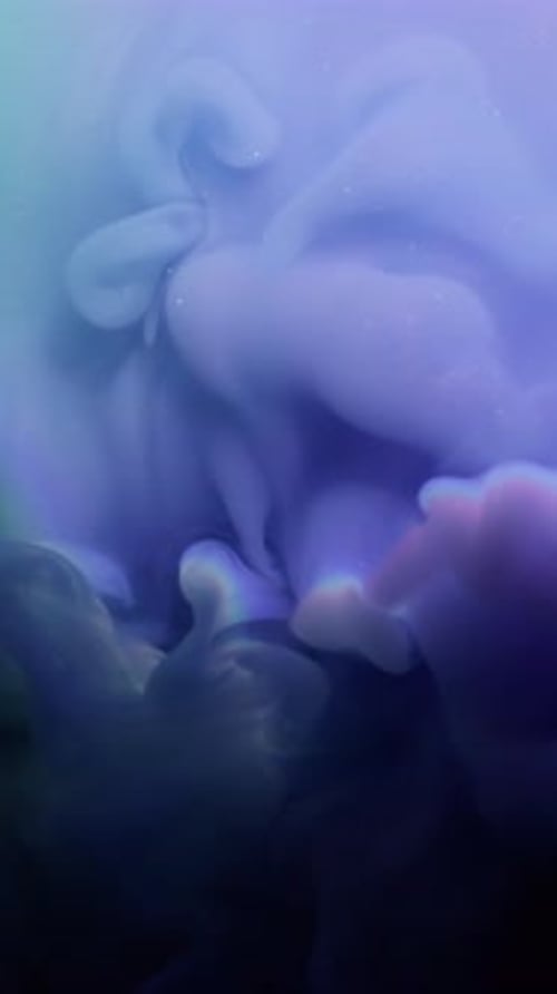 Vertical Smoke Explosion Lens Ink Haze Neon Fluid