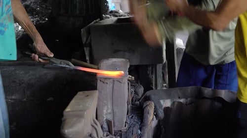 Anvil in a Blacksmith Workshop
