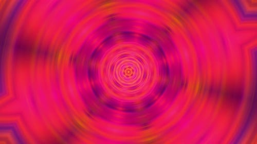 Geometric Shapes Background Seamless Loop of Psychedelic Energy Flow Visual Beats