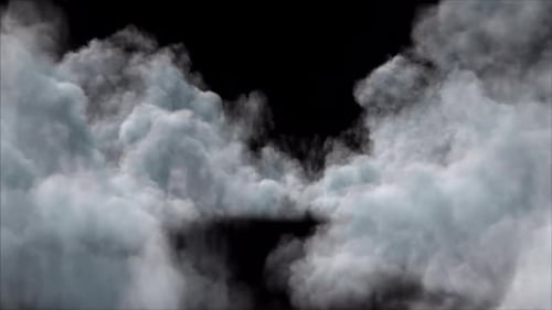 Clouds Transition on Alpha Channel