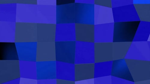 Wavy Background of Squares with Shimmering Colors