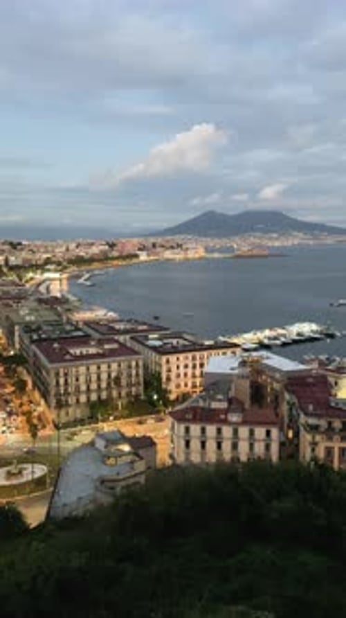 Naples and Vesuvius Volcano Italy