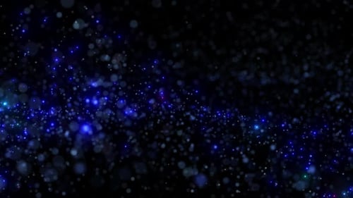 Blaue Funken fliegen