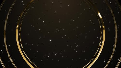 Gold Luxury Circle Background