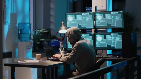 IT Fraud Criminal Hacking Security System to Steal Big Data, Technology ...