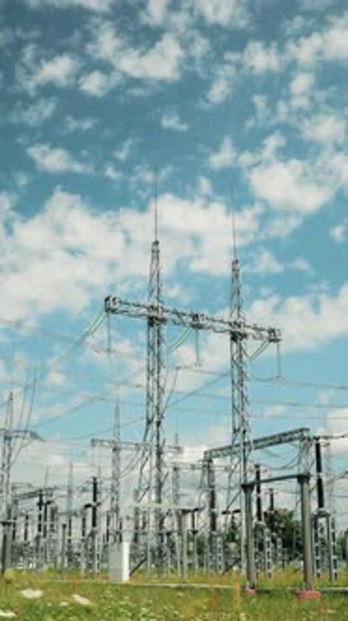 Power Grid Station Electrical Distribution