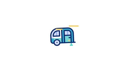 Caravan Animated Icon