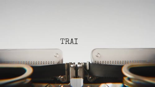 Old mechanical typewriter typing Training in a close-up view.