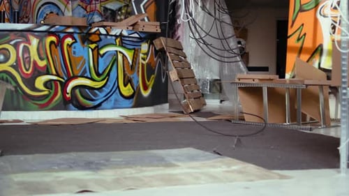 City Slums Ghetto Location Used As Crime Haven By Gang Members