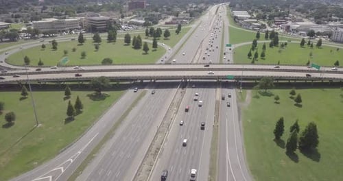 birds eye view of I-10