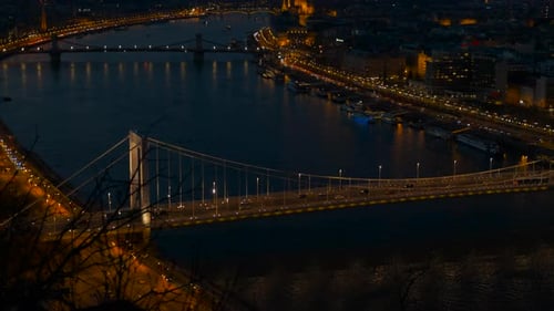 Pleasure Hungarian Bridge at Night