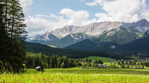 Summer scenary in Austria, Alps