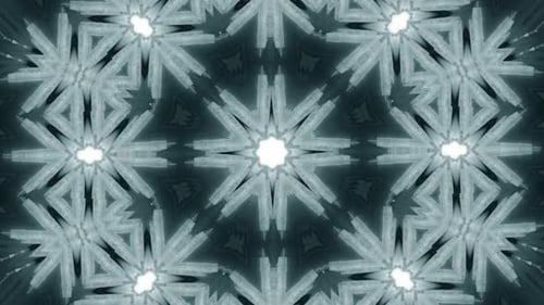 Abstract Geometric Kaleidoscope Pattern Loop Background