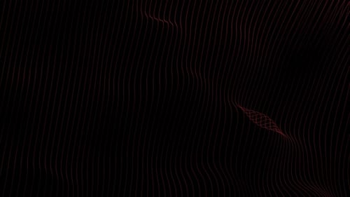 Red Lines Waves Pattern