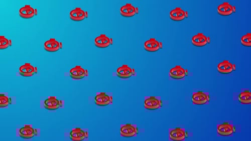 Boucle d'arrière-plan d'animation d'Icones