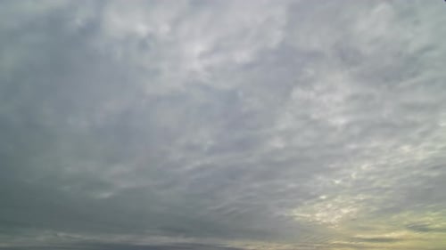 Cloudy Sky Timelapse at Dusk or Dawn
