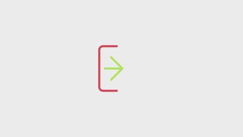 Animated Logout Icon for User Interfaces