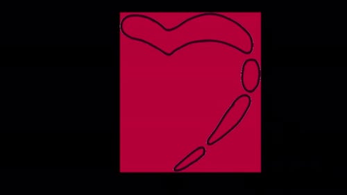 Cartoon Banner Scroll Reveal Animation - Hand-Drawn Title Element