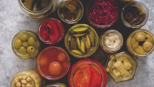 Preservation of Vegetables in Glass Jars