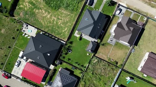 well-kept modern Romanian subdivision full of new single-family homes