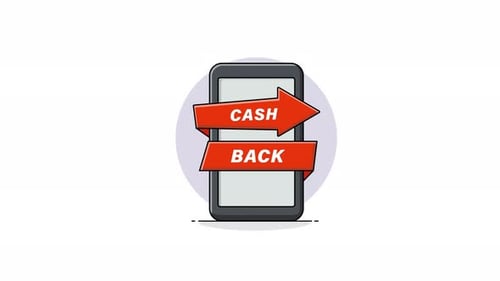 Animationsvideo zum Cashback-Konzept in 4K