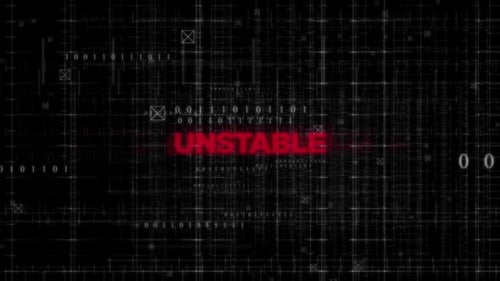 Futuristic Glitch Digital Technology Logo Reveal