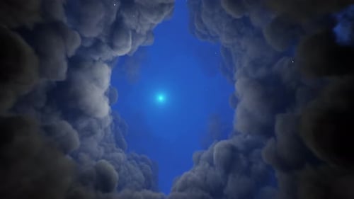 Dark Night Clouds 03 4K