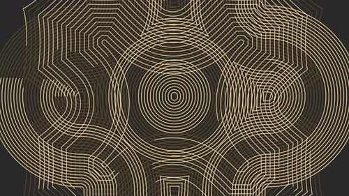 Abstract Geometric Line Animation Loop Background