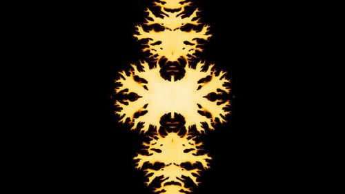 Peinture à l'encre abstraite Mirror Illusion 20