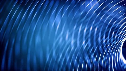 Animated Abstract Blue Lines Wavy Background