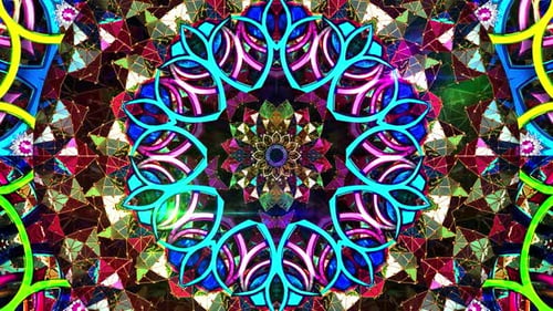 Bunte Ornamente Kaleidoskop