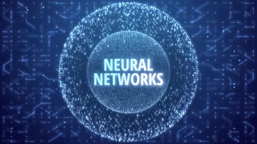 Neuronales Netzwerkkonzept über Matrixkugel auf Schaltungshintergrund