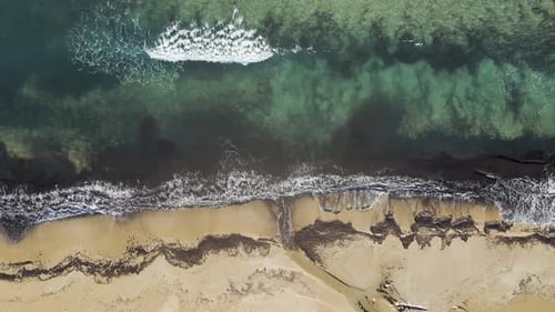 Aerial view of Avola coastline, Syracuse, Sicily, Italy.