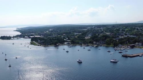 A shot of a harbor in Baddeck N.S.
4K