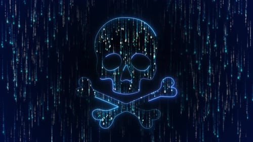 System Hacked with Distorted and Glitch Effect Cyber Attack and Security Breach Cyber Security and