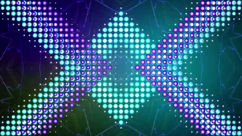 Abstract spiral Vj animation blue and red neon background for dance music 3d render