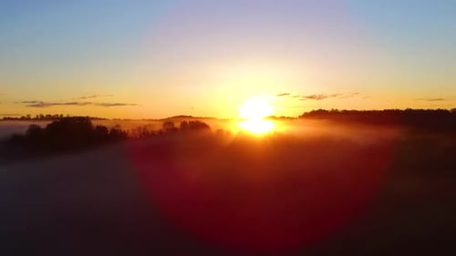 Matin brumeux à 2,7 km