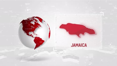 Digital Earth 3D Globe with Country Map Data Display